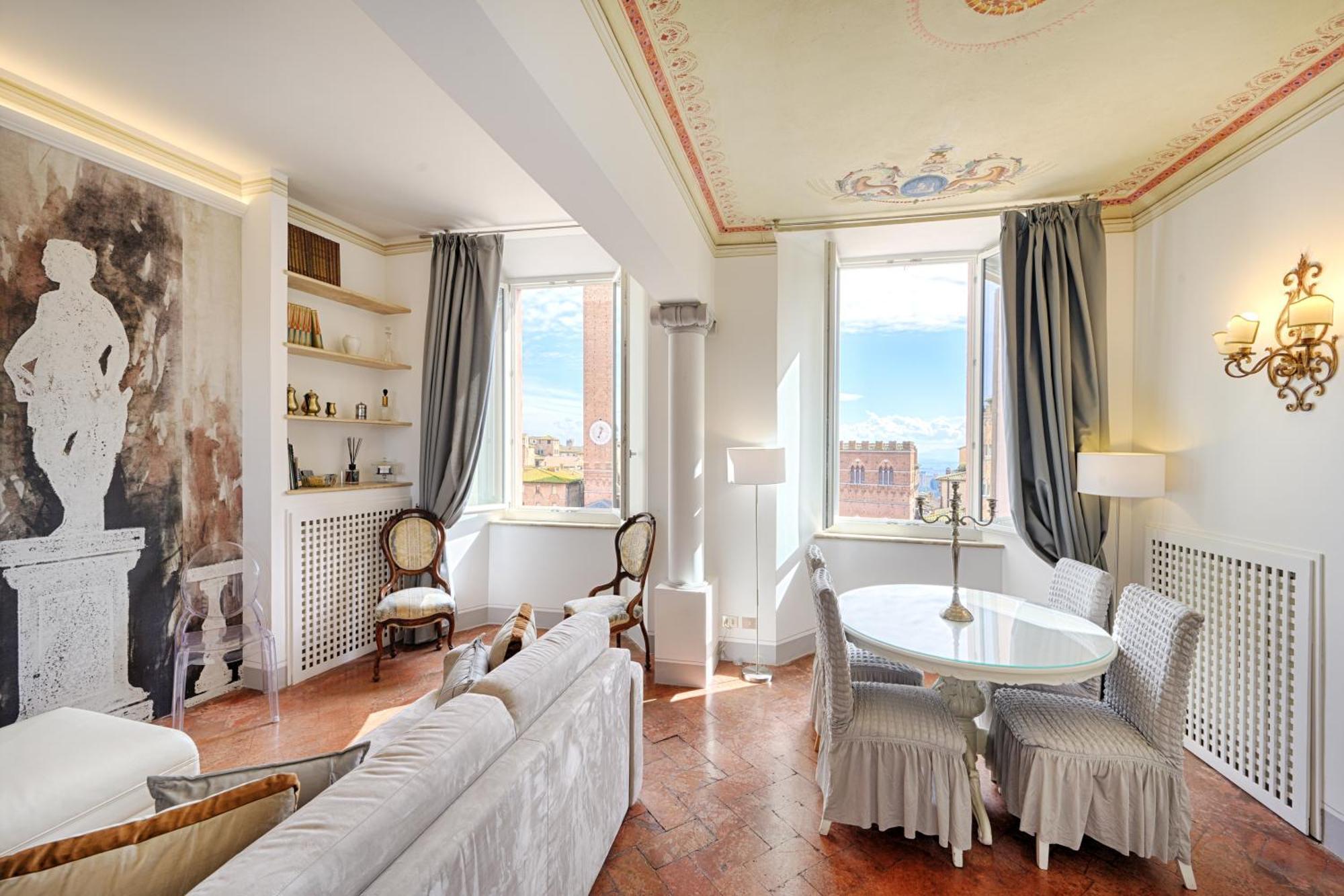 Palazzo Lenzi Apartment เซียนา ภายนอก รูปภาพ
